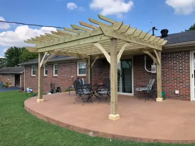Patio Awning Construction — Home Renovation & Remodeling Services project by Kronemeyer's Repair Services
