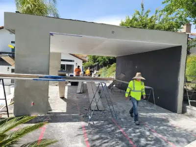 Patio Canopy Construction — Home Renovation & Remodeling Services project by EMC General Contractors