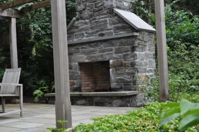 Custom Fireplaces by Burke Brothers Landscape Design/Build