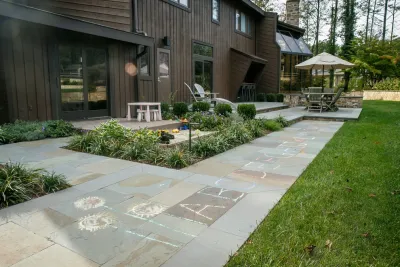 Contemporary Patios & Gardens for Modernist Home — Landscape Construction project by Burke Brothers Landscape Design/Build