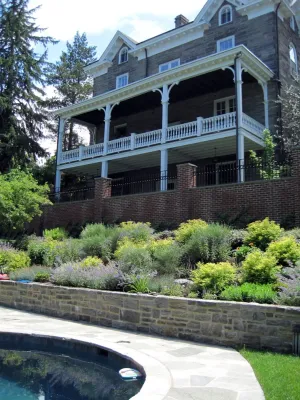 Terraced Patios & Gardens by Burke Brothers Landscape Design/Build