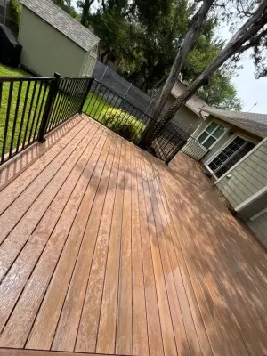 pecan wood decking — Home Renovation & Remodeling Services project by ATX Outdoor Construction LLC