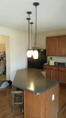 Hanging Light Fixtures — Home Renovation & Remodeling Services project by Mister Fix-it LLC