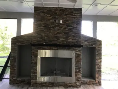 Covered Lanai with Summer Kitchen — Home Renovation & Remodeling Services project by All Florida Custom Homes