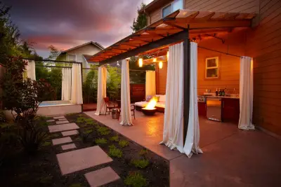 Eugene Outdoor Cooking Area and Personalized Spa — Home Renovation & Remodeling Services project by Rainbow Valley Design & Construction