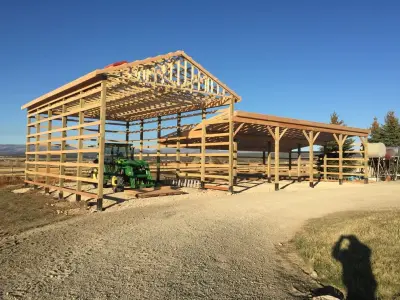 Post Structure — Home Renovation & Remodeling Services project by Big Horn Construction, LTD