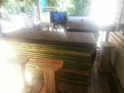 Poolside Bar — Home Renovation & Remodeling Services project by Dodge City Construction Co