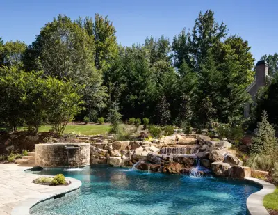 Organic Freeform Pool and Outdoor Space in Sugarloaf — Home Renovation & Remodeling Services project by Boyce Design + Build