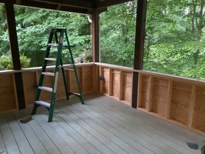 Veranda Completion — Home Renovation & Remodeling Services project by JWAC Construction Inc.