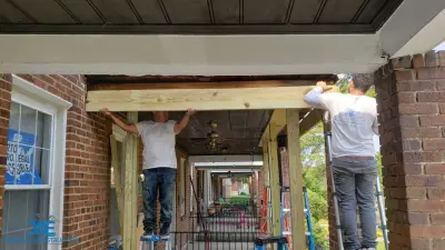 Veranda Support Restoration — Home Renovation & Remodeling Services project by J&E Modern Construction LLC