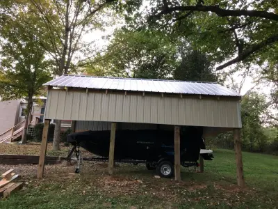 Framed Carport — Home Renovation & Remodeling Services project by Rainwater Builders