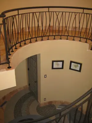 Coated Railing System with Powder Finish — Home Renovation & Remodeling Services project by Pascetti Steel Design, Inc.