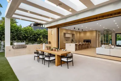 Contemporary European Kitchen and Elegant Outdoor Living Space — Home Renovation & Remodeling Services project by Expedea Construction Group