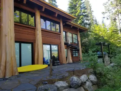 Priest Lake Deck Renovation and Beam Staining 2019 — Home Renovation & Remodeling Services project by ACI Coatings