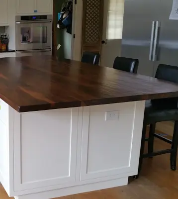 Light Kitchen with Wooden Countertops — Home Renovation & Remodeling Services project by Home Upgrades, LLC