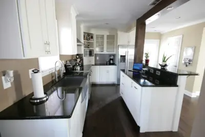 Modern White Kitchen Makeover — Home Renovation & Remodeling Services project by Home Upgrades, LLC