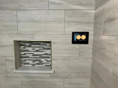 Digital Control Steam Shower — Home Renovation & Remodeling Services project by Integrity Tile & Home LLC