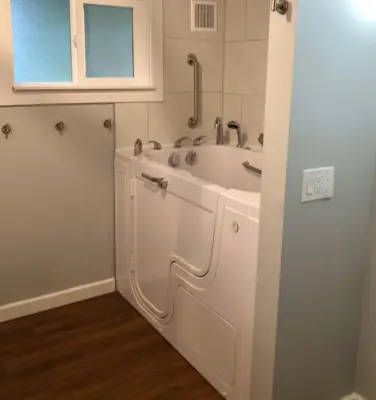 Accessible Bathroom Renovation — Home Renovation & Remodeling Services project by Opportunity Construction
