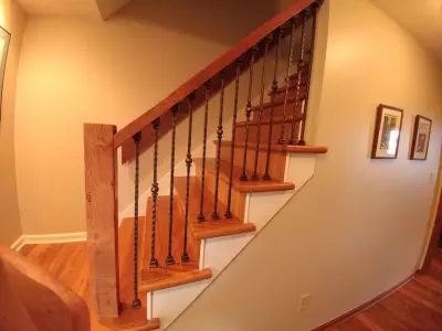Repurposed Railing — Home Renovation & Remodeling Services project by Flinn Built Inc.