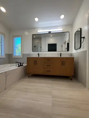 Elegant Enhancements, Impressive Outcomes: Bathroom Renovation — Home Renovation & Remodeling Services project by SBX ECO Construction, Inc.