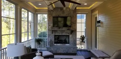Year-Round Screened Porch Comfort — Home Renovation & Remodeling Services project by Fineline Construction