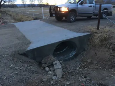 Culvert Rehabilitation — Home Renovation & Remodeling Services project by Big Horn Construction, LTD