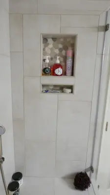 Rhett's Path Shower — Home Renovation & Remodeling Services project by Before And After Builders, Inc.