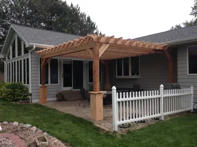 Privacy Fences — Landscape Construction project by Friesen Landscaping LLC