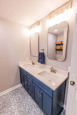 Meadowvale Hall Restroom — Home Renovation & Remodeling Services project by Cornerstone Remodeling, LLC