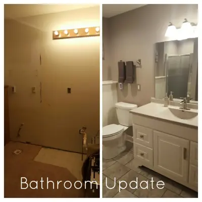 Restroom Renovation — House Painting Services project by Hometerior Finishing, LLC.