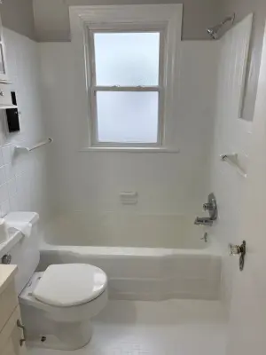 Restroom Renovation — House Painting Services project by Blue Leaf Painting LLC