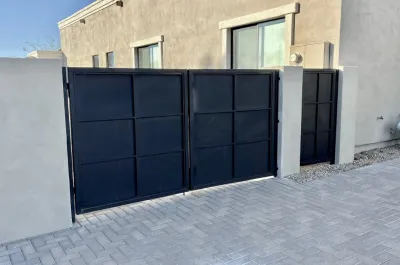 Custom Doors and Gates — Landscape Construction project by G Michael Price Yards in Phoenix