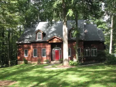 Cedar Exterior of Bel Air — House Painting Services project by Certapro Painters NE MD