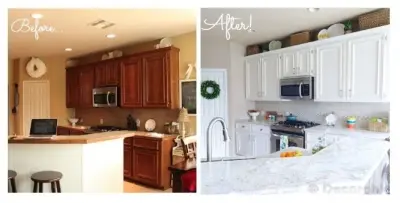 Cabinet Refinishing — House Painting Services project by Bear Mountain Custom Painting