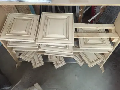 Cabinet Complete Process — House Painting Services project by Bill Johnson Painting