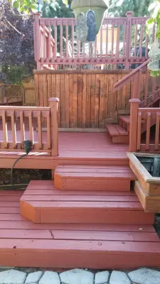 Deck Makeover Paint Project — House Painting Services project by Painter1 Of Austin