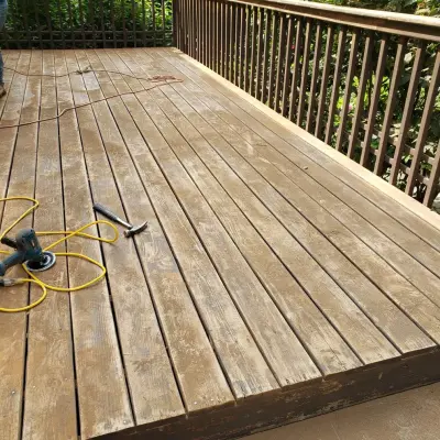 Deck Power Washing Solutions — House Painting Services project by JLL Painting & Home Improvements, Inc.