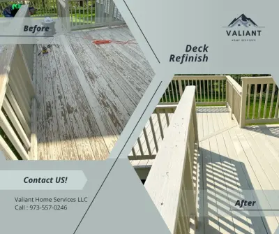Sussex NJ Home Deck Restoration — House Painting Services project by Valiant Home Services LLC