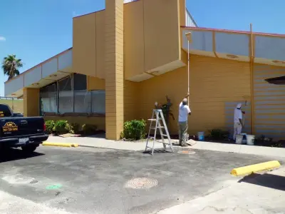 Exterior Commercial Painting - Corpus Christi: Denny's I-37 by ABC Painting & Drywall LLC