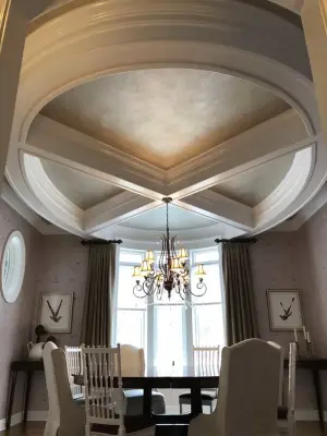 Ceiling Design for the Dining Room — House Painting Services project by Tom Henman Decorative Painting, LLC