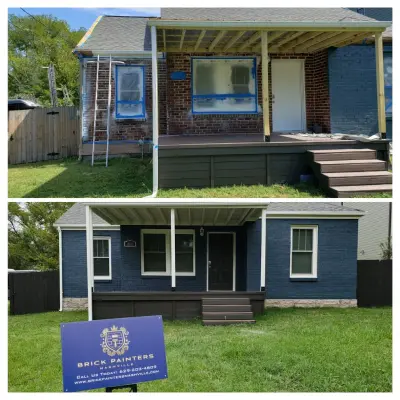 Revamp of East Nashville Brick Residence — House Painting Services project by Brick Painters LLC