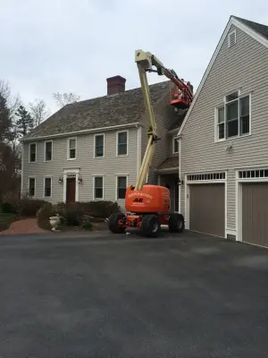 Outdoor Painting — House Painting Services project by Nelson Painting Plymouth, MA