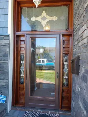 Front Door Exterior Painting Makeover — House Painting Services project by Precision Painting Plus