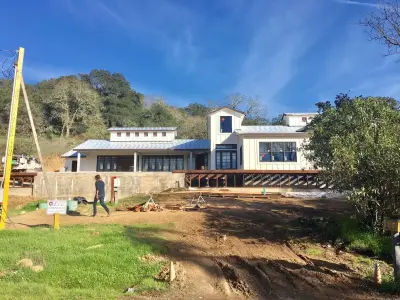 Farmhouse Exterior Painting — House Painting Services project by Pica Painting & Design LLC