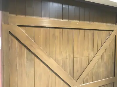 outdoor wood finish — House Painting Services project by Fresh & Bright Corp.