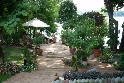 Outdoor living space — Landscape Construction project by Garden Gate Lawn & Landscape, LLC