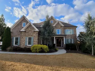 Exterior Trim and Deck Refresh — House Painting Services project by LIME Painting Of Atlanta