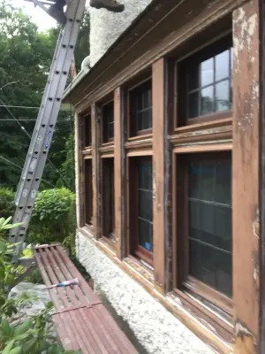 Window Exterior Renovation and Painting — House Painting Services project by Sweet Success Contractors Inc.