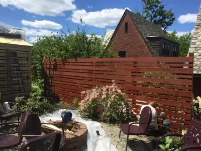 Fence Building and Shed Renovation — House Painting Services project by Sweet Success Contractors Inc.