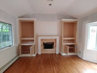Fireplace Makeover — House Painting Services project by Precision Painting Plus